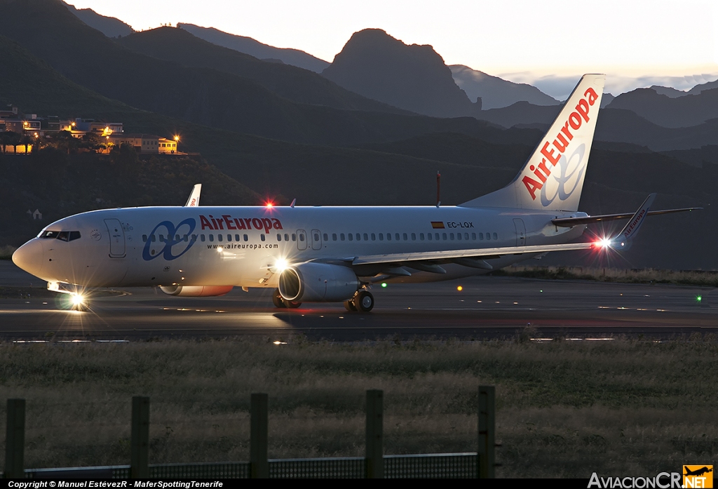 EC-LQX - Boeing 737-85P - Air Europa