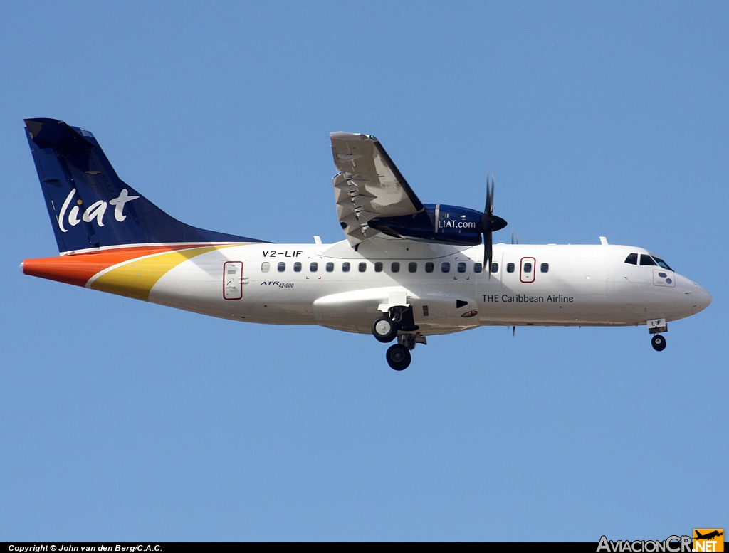 V2-LIF - ATR 42-600 - Leeward Islands Air Transport (LIAT)