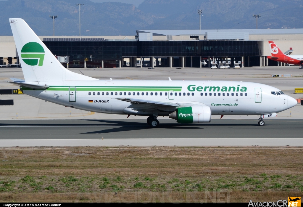 D-AGER - Boeing 737-75B - Germania