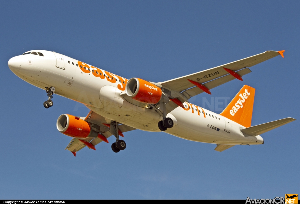 G-EZUN - Airbus A320-214 - EasyJet Airlines