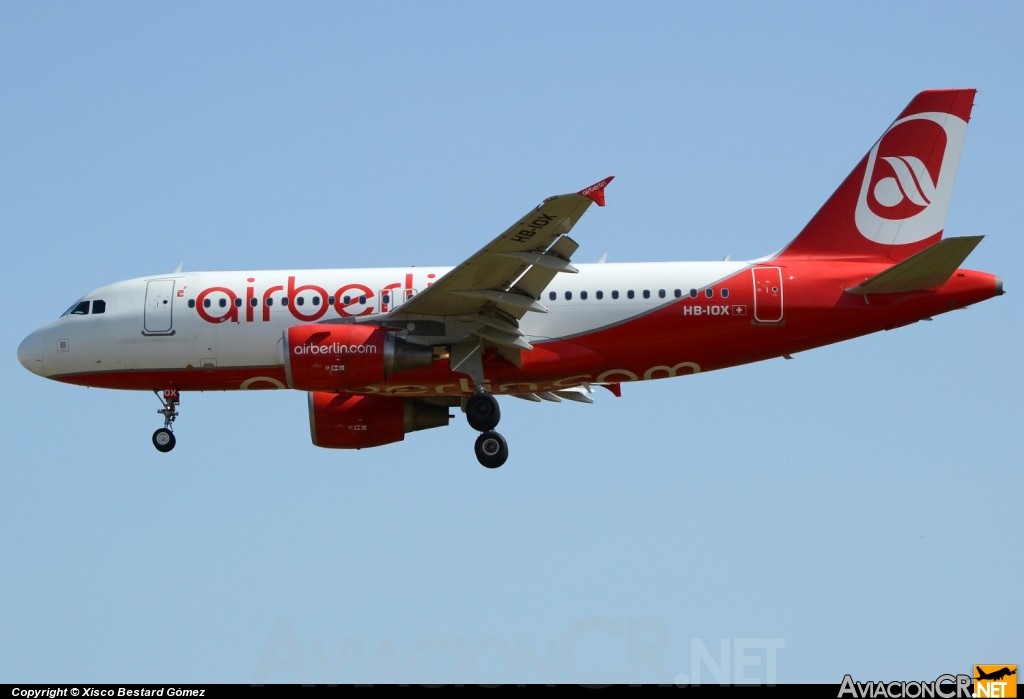 HB-IOX - Airbus A319-112 - Air Berlin