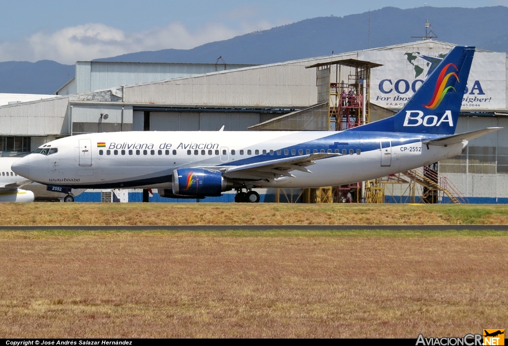 CP-2552 - Boeing 737-3M8 - Boliviana de Aviación (BoA)