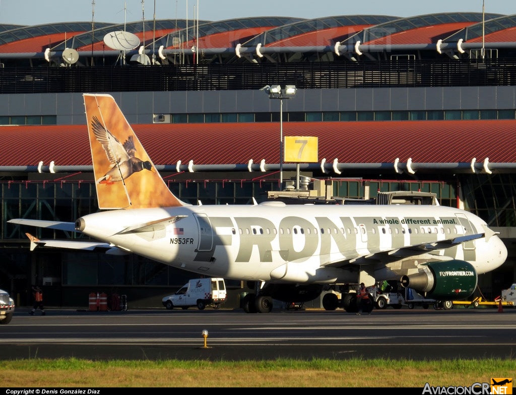 N953FR - Airbus A319-112 - Frontier Airlines