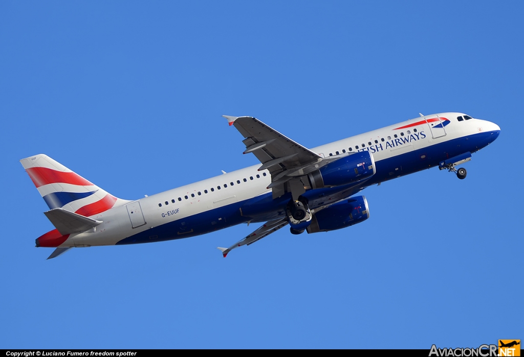 G-EUUF - Airbus A320-232 - British Airways