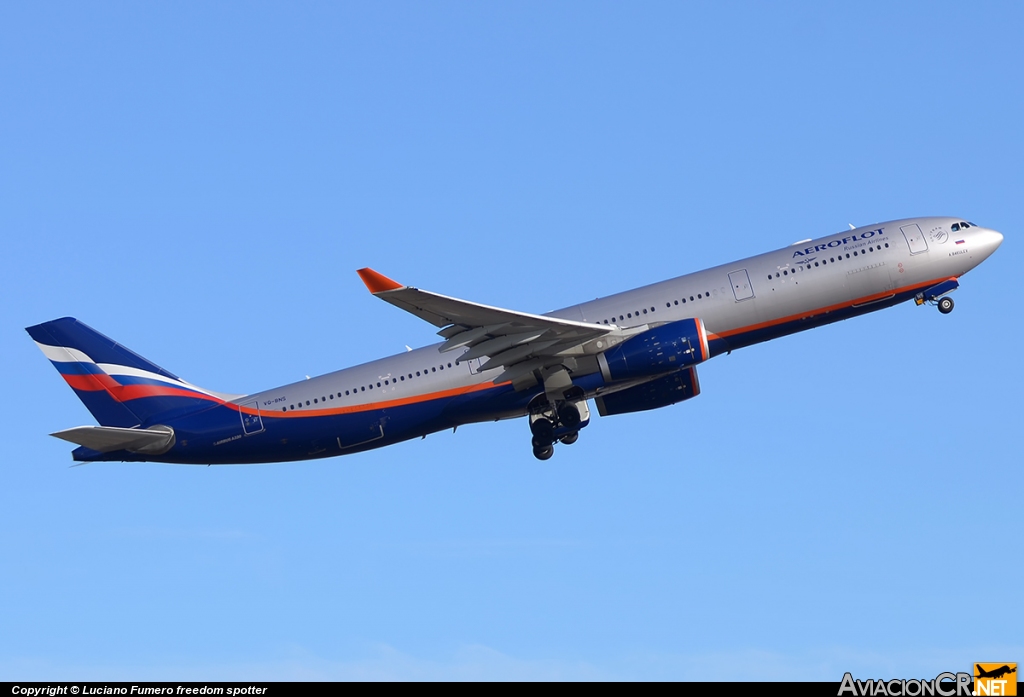 VQ-BNS - Airbus A330-343E - Aeroflot