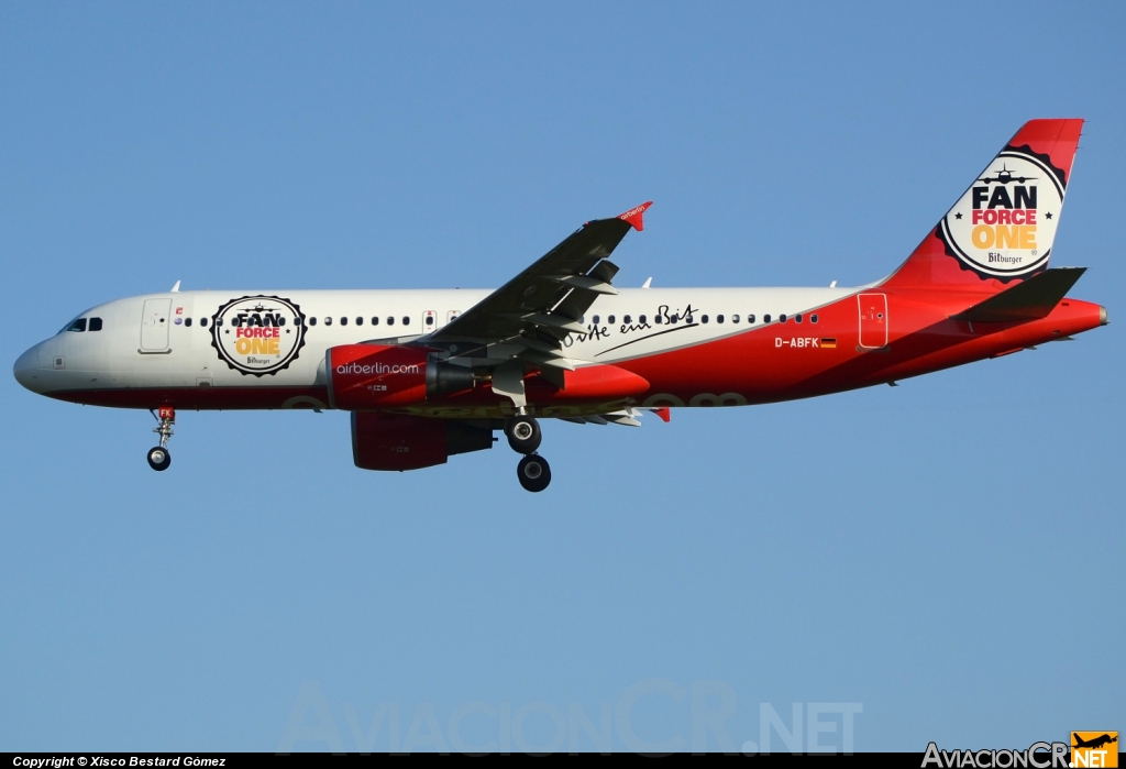 D-ABFK - Airbus A320-214 - Air Berlin