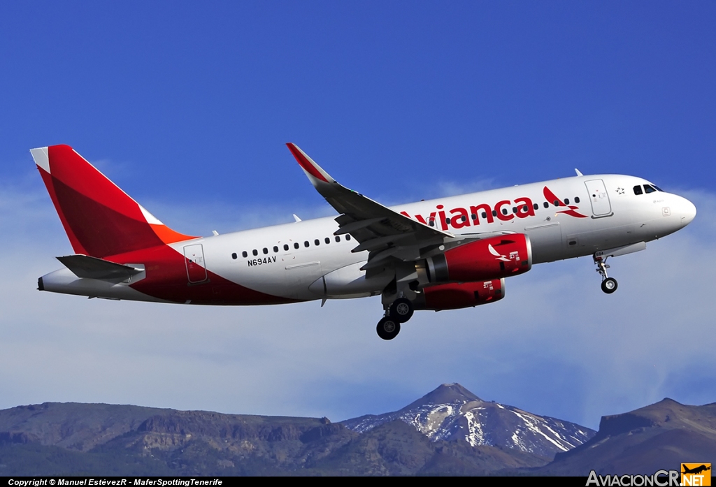 N694AV - Airbus A319-132 - Avianca