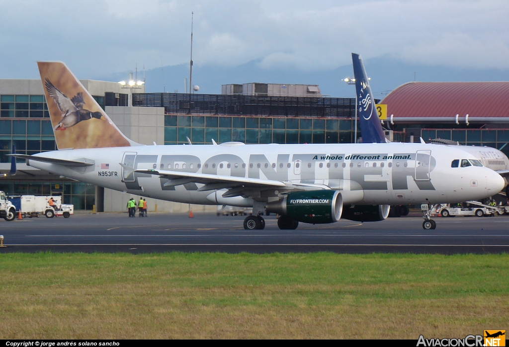 N953FR - Airbus A319-112 - Frontier Airlines