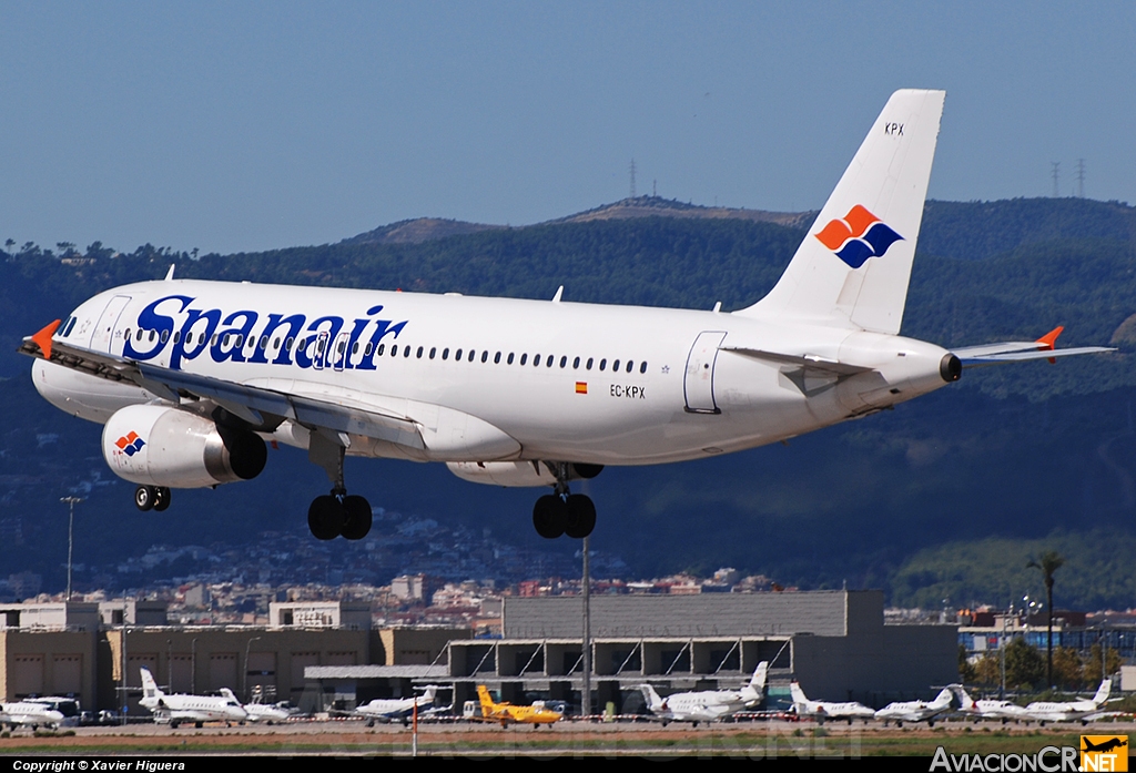 EC-KPX - Airbus A320-232 - Spanair