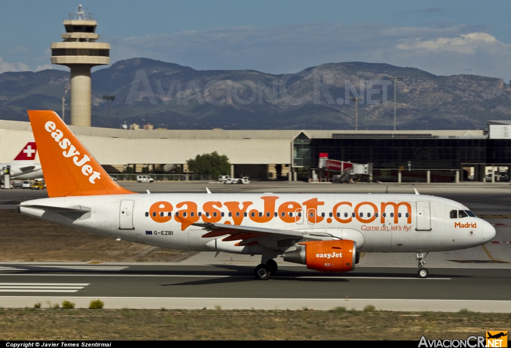 G-EZBI - Airbus A319-111 - EasyJet Airline