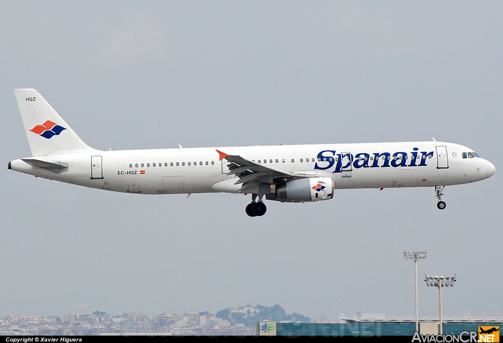 EC-HQZ - Airbus A321-231 - Spanair