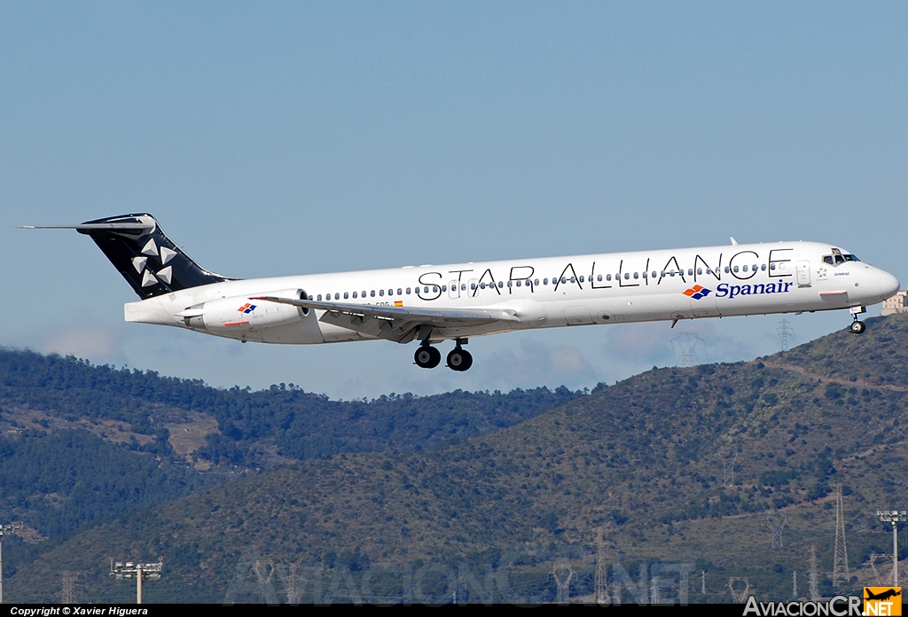 EC-GQG - McDonnell Douglas MD-83 (DC-9-83) - Spanair