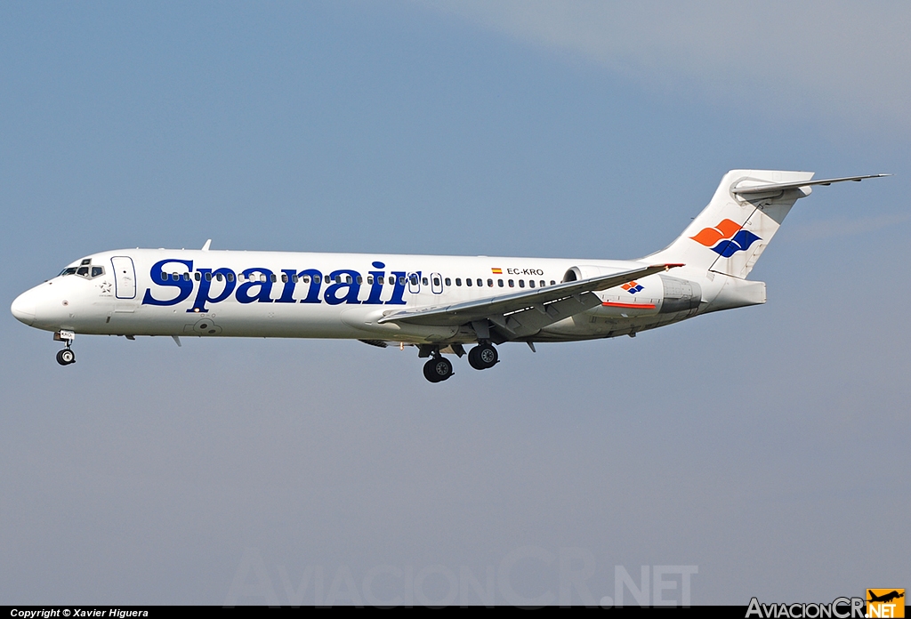 EC-KRO - Boeing 717-23S - Spanair