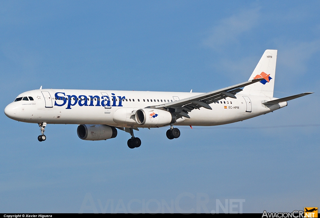 EC-HPM - Airbus A321-231 - Spanair