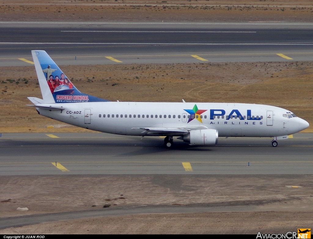 CC-ADZ - Boeing 737-3G7 - Principal Airlines - PAL
