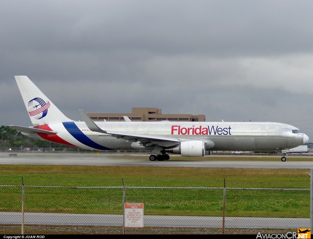 N422LA - Boeing 767-346F/ER - Florida West