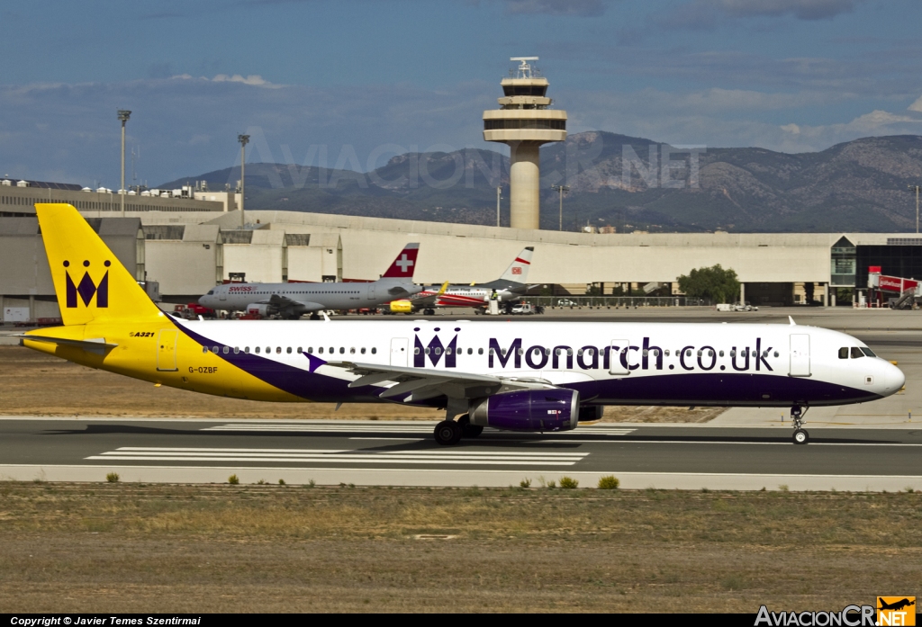 G-OZBF - Airbus A321-231 - Monarch Airlines