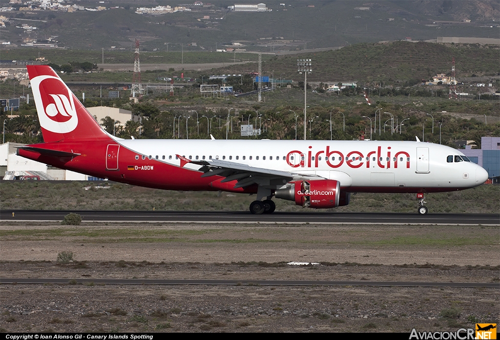 D-ABDW - Airbus A320-214 - Air Berlin