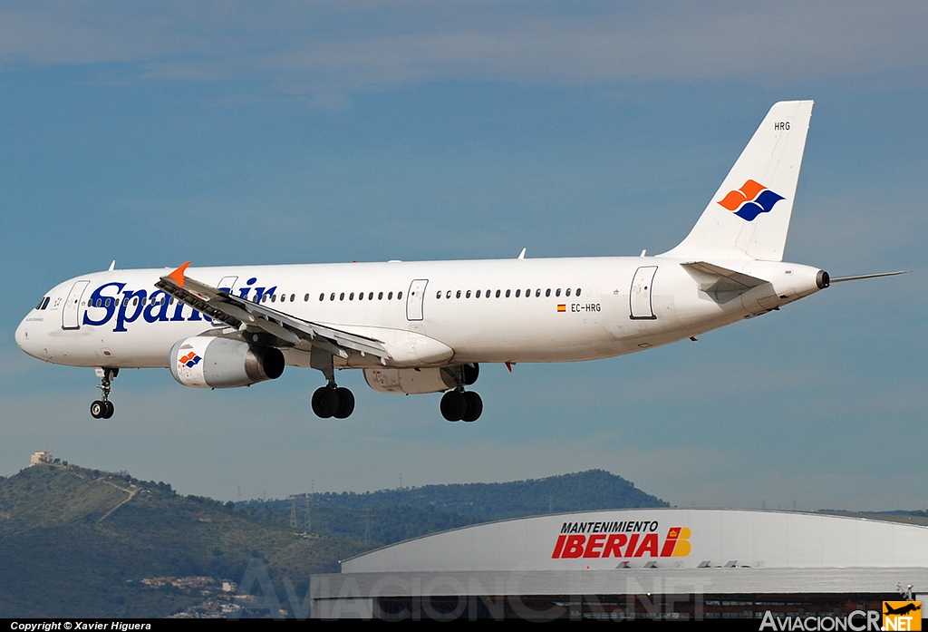 EC-HRG - Airbus A321-231 - Spanair