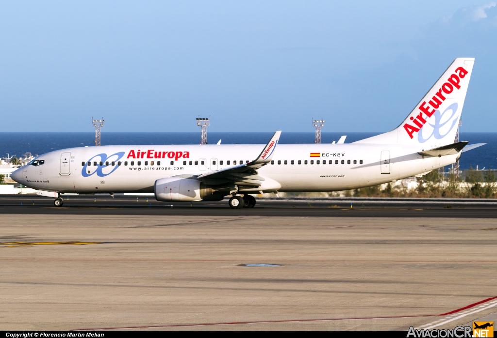 EC-KBV - Boeing 737-85P - Air Europa