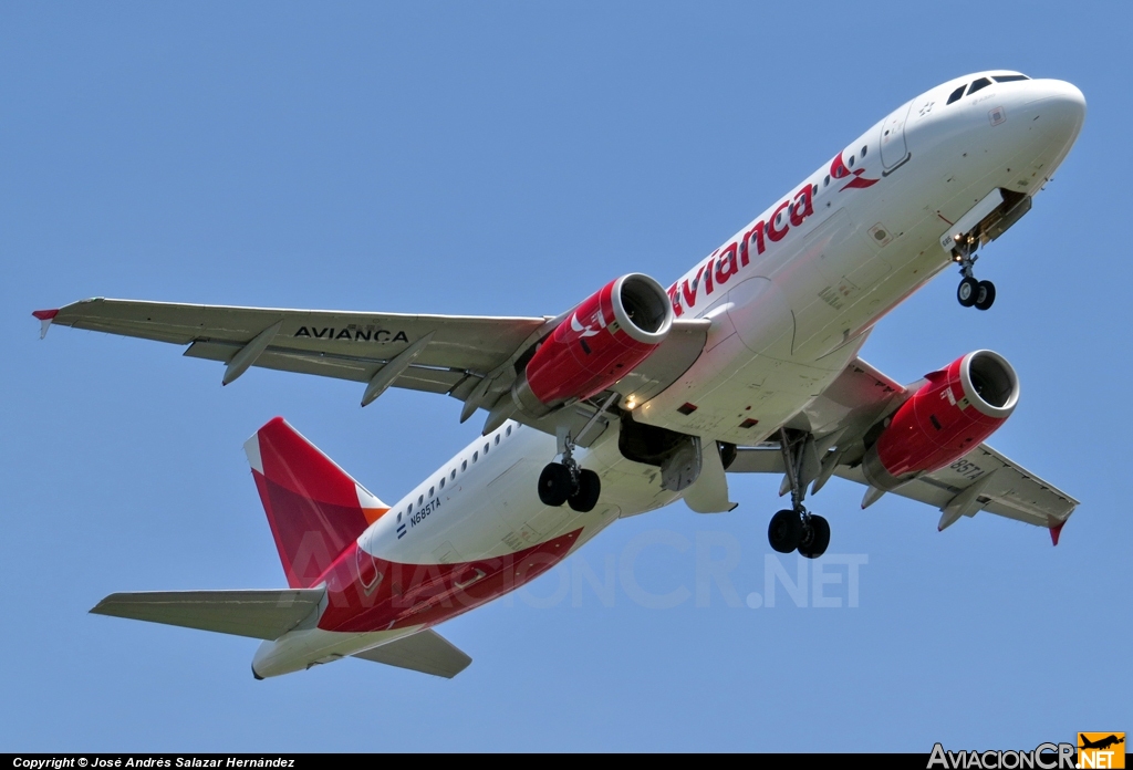 N685TA - Airbus A320-233 - Avianca