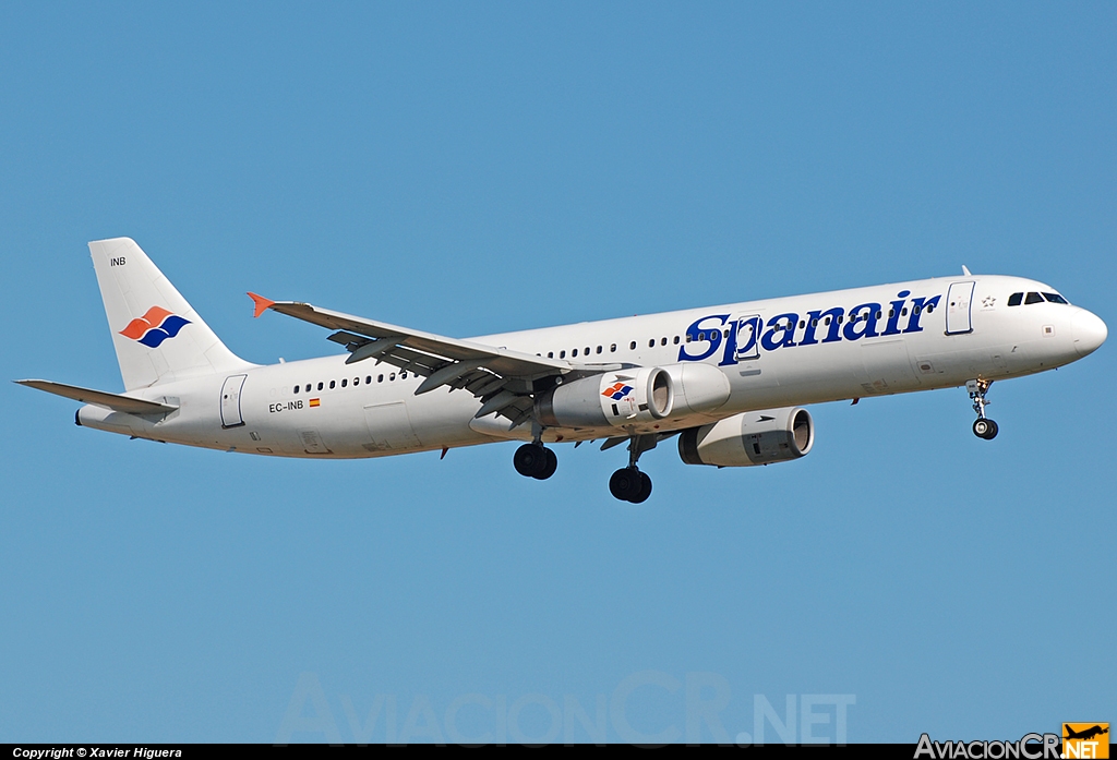 EC-INB - Airbus A321-231 - Spanair