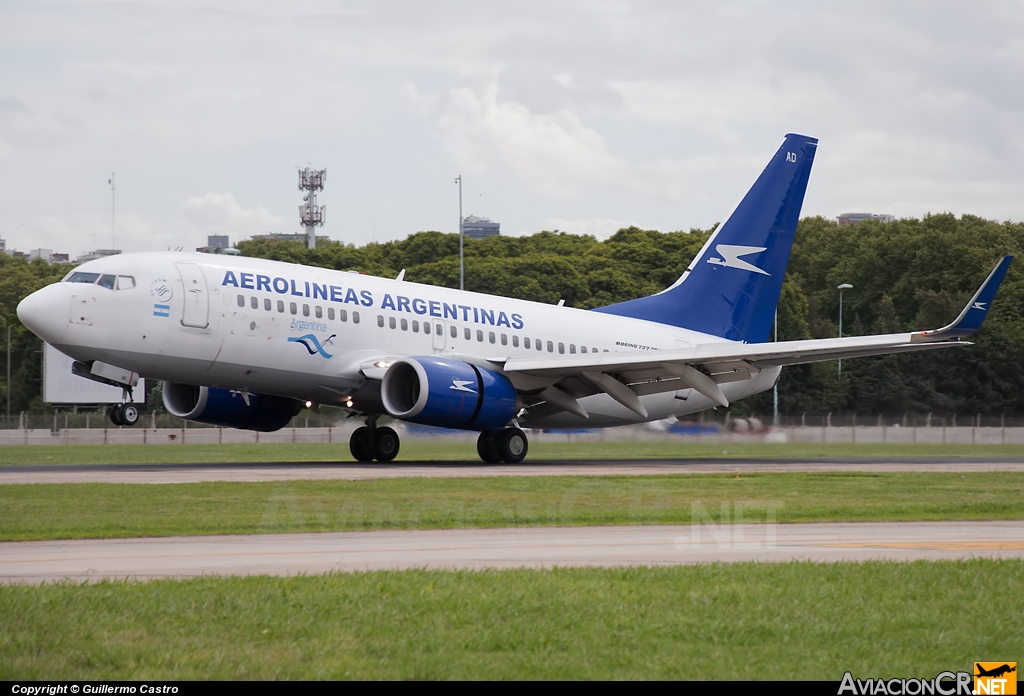 LV-CAD - Boeing 737-76N - Aerolineas Argentinas