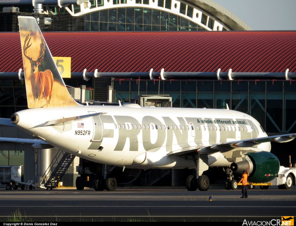 N952FR - Airbus A319-112 - Frontier Airlines