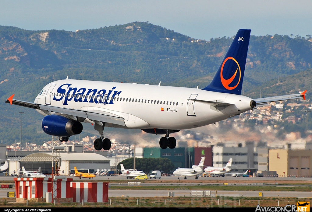 EC-JNC - Airbus A320-232 - Spanair