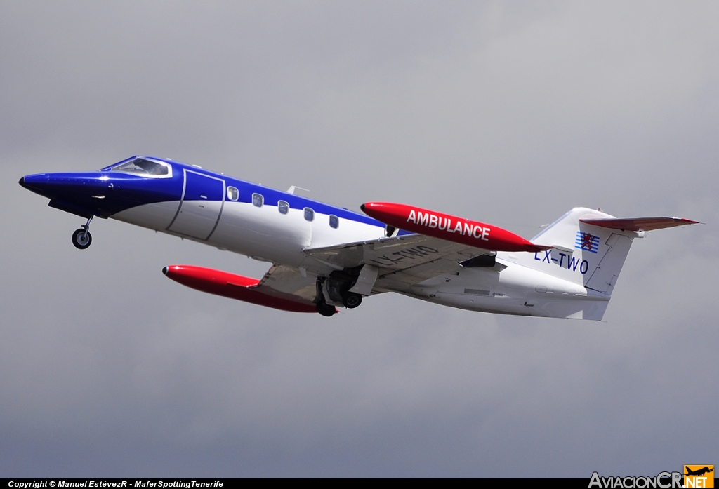 LX-TWO - Learjet 35A - DUK - Ducair