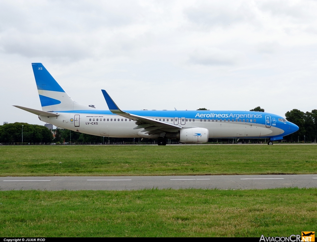 LV-CXS - Boeing 737-81D - Aerolineas Argentinas