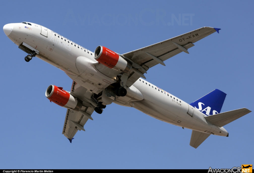 OY-KAM - Airbus A320-232 - Scandinavian Airlines - SAS