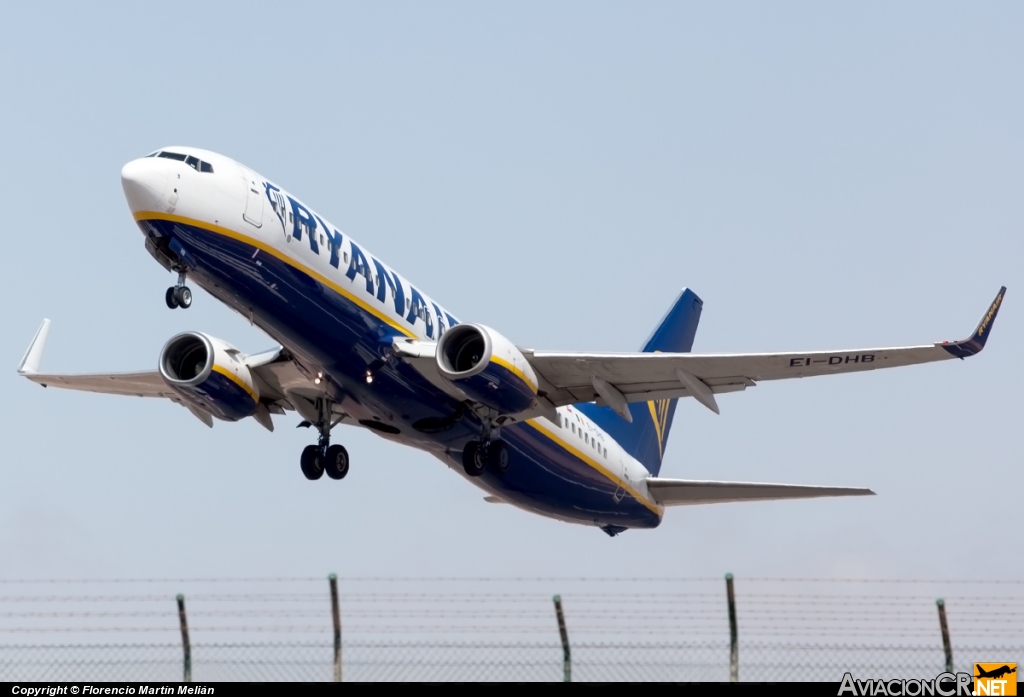 EI-DHB - Boeing 737-8AS - Ryanair