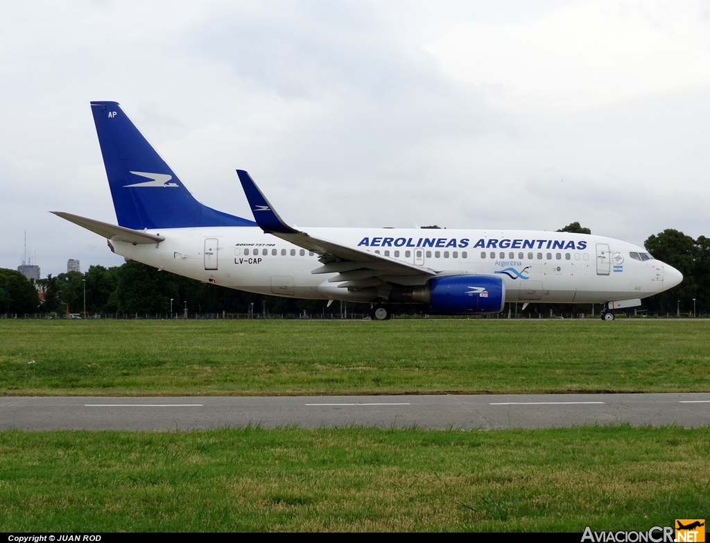 LV-CAP - Boeing 737-76N - Aerolineas Argentinas