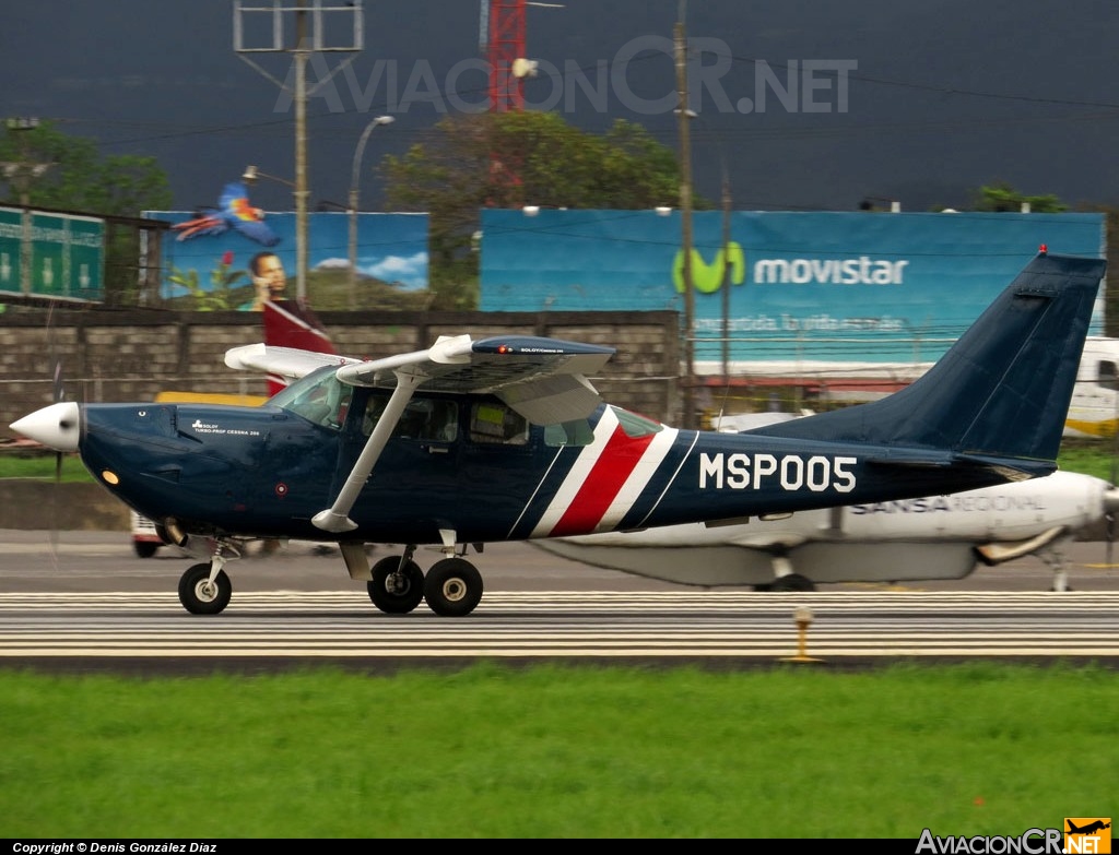 MSP005 - Cessna U206G/Soloy Turbine 206 - Ministerio de Seguridad Pública - Costa Rica