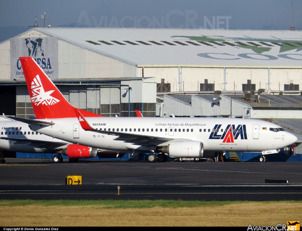 N855AM - Boeing 737-752 - LAM Linhas Aéreas de Mocambique