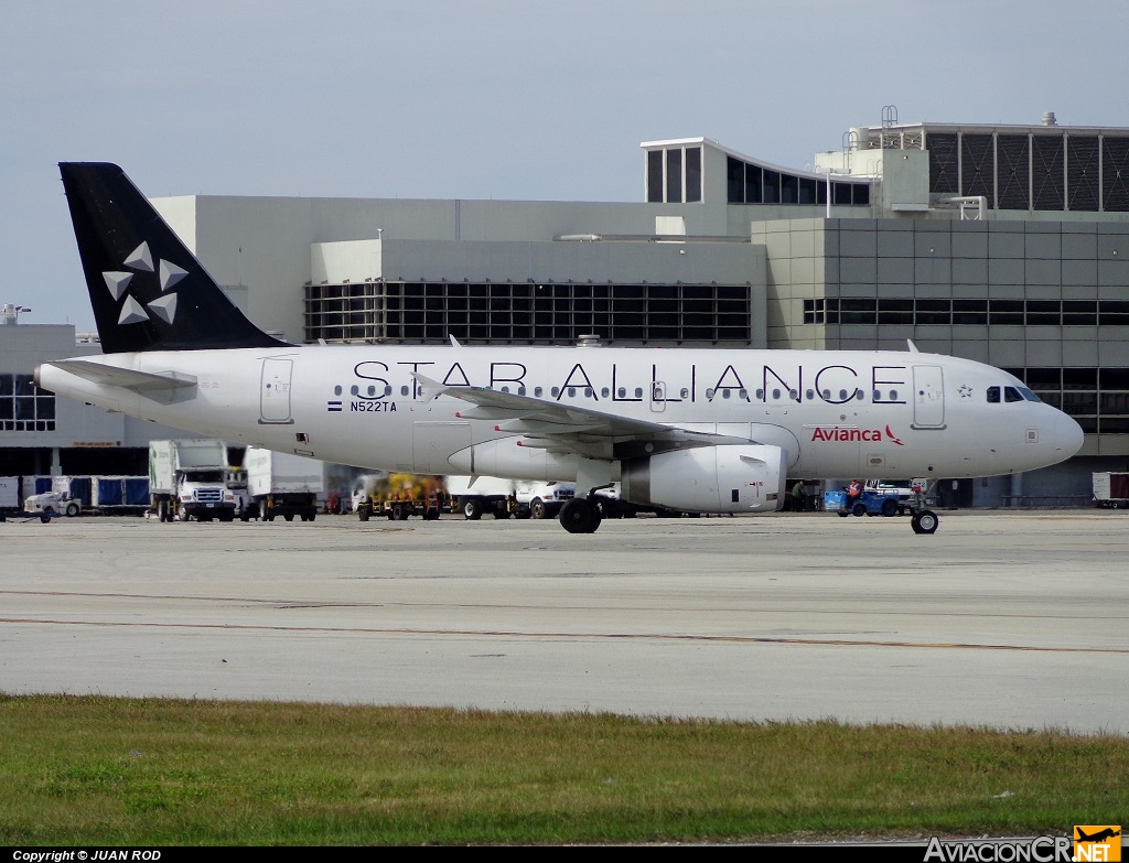 N522TA - Airbus A319-132 - Avianca El Salvador