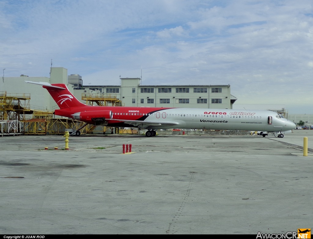 N989PG - McDonnell Douglas MD-83 (DC-9-83) - Aserca Airlines