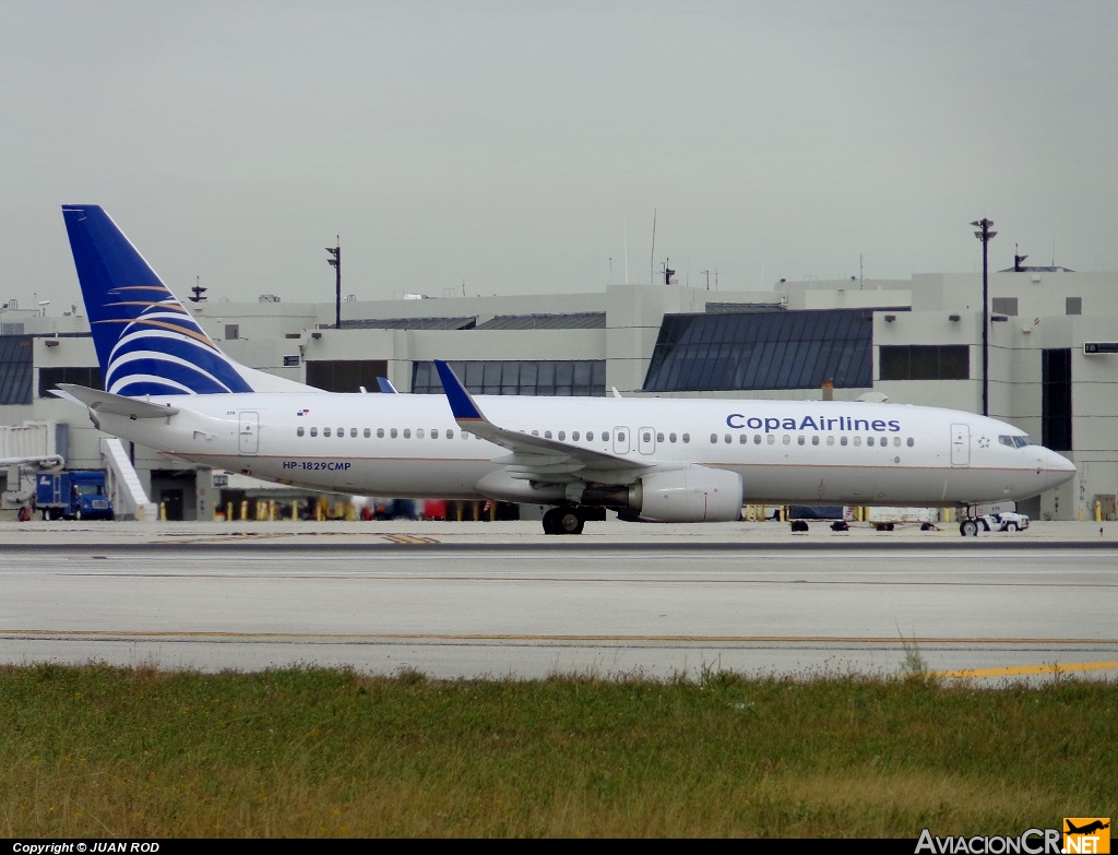 HP-1829CMP - Boeing 737-8V3 - Copa Airlines