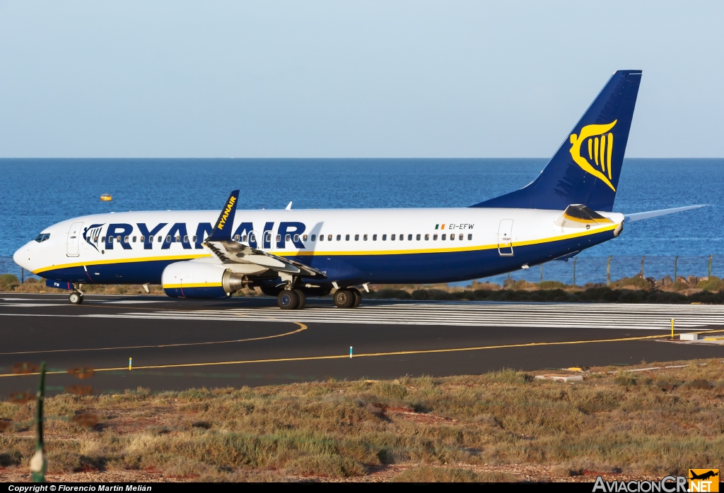 EI-EFW - Boeing 737-8AS - Ryanair