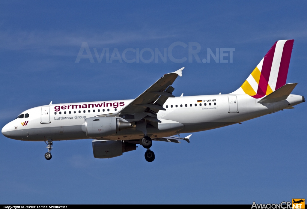 D-AKNV - Airbus A319-112 - Germanwings