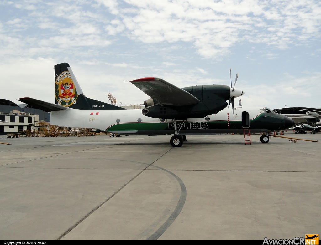 PNP-233 - Antonov An-32B - Policia Nacional del Peru