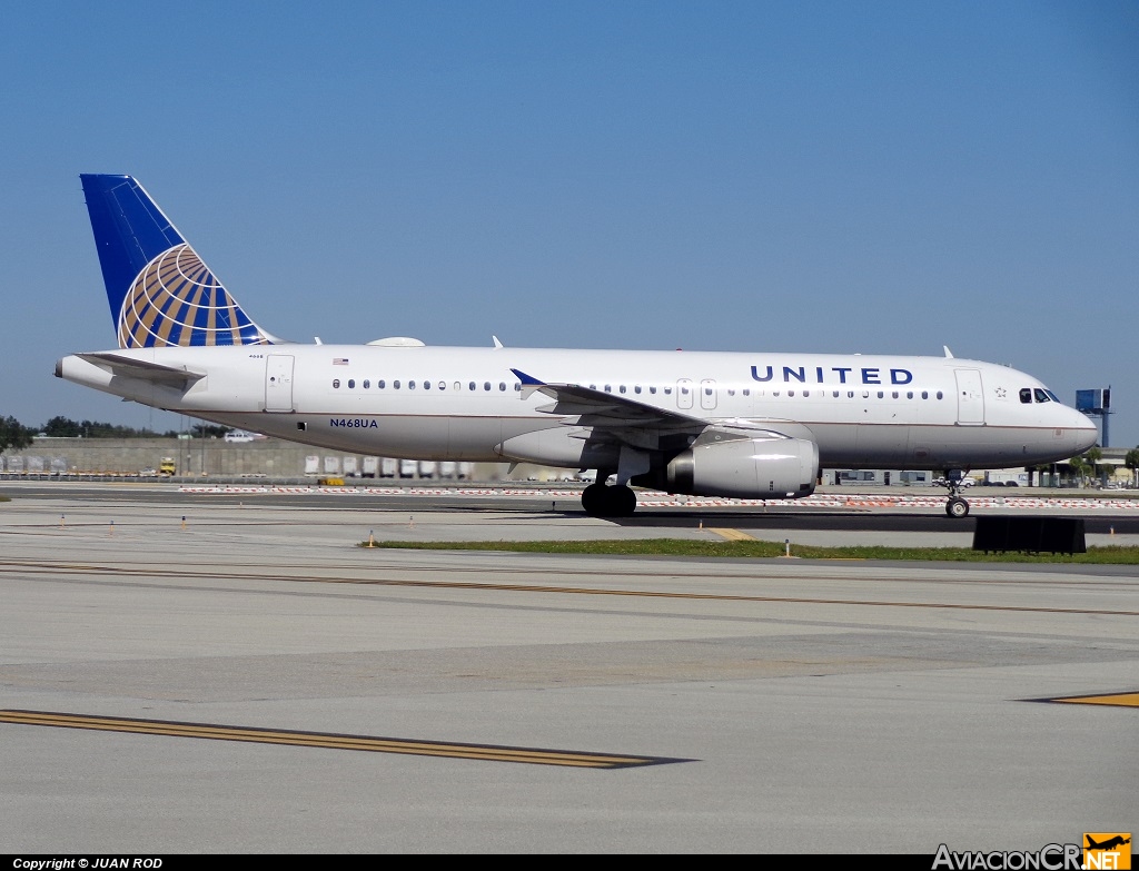 N468UA - Airbus A320-232 - United Airlines