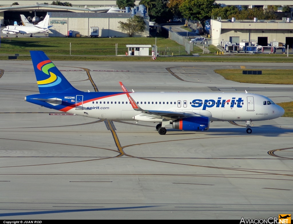 N622NK - Airbus A320-232 - Spirit Airlines