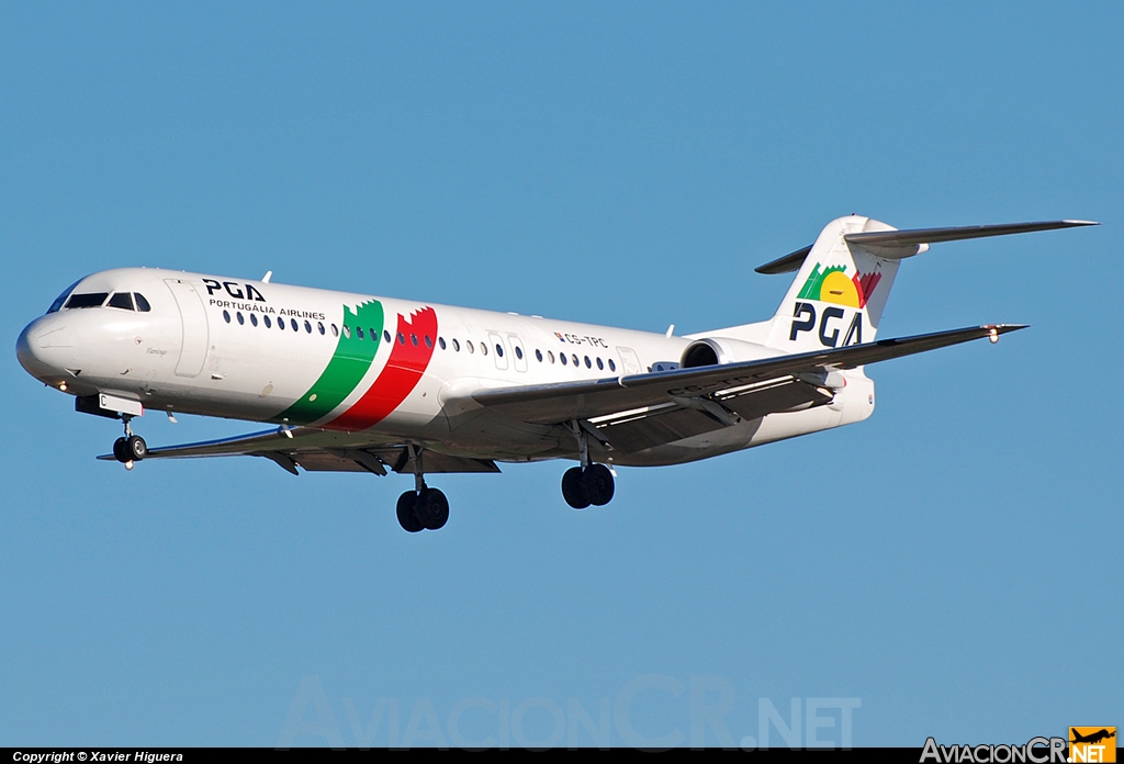 CS-TPC - Fokker 100 - PGA