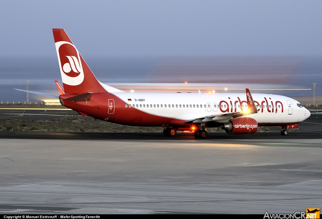 D-ABBY - Boeing 737-86J - Air Berlin