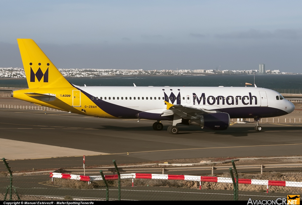 G-ZBAH - Airbus A320-214 - Monarch Airlines