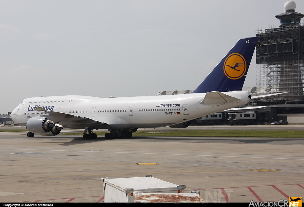 D-ABYG - Boeing 747-830 - Lufthansa