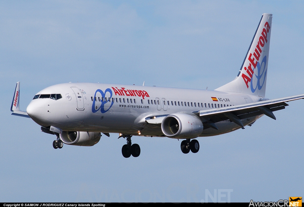 EC-LXV - Boeing 737-86J - Air Europa