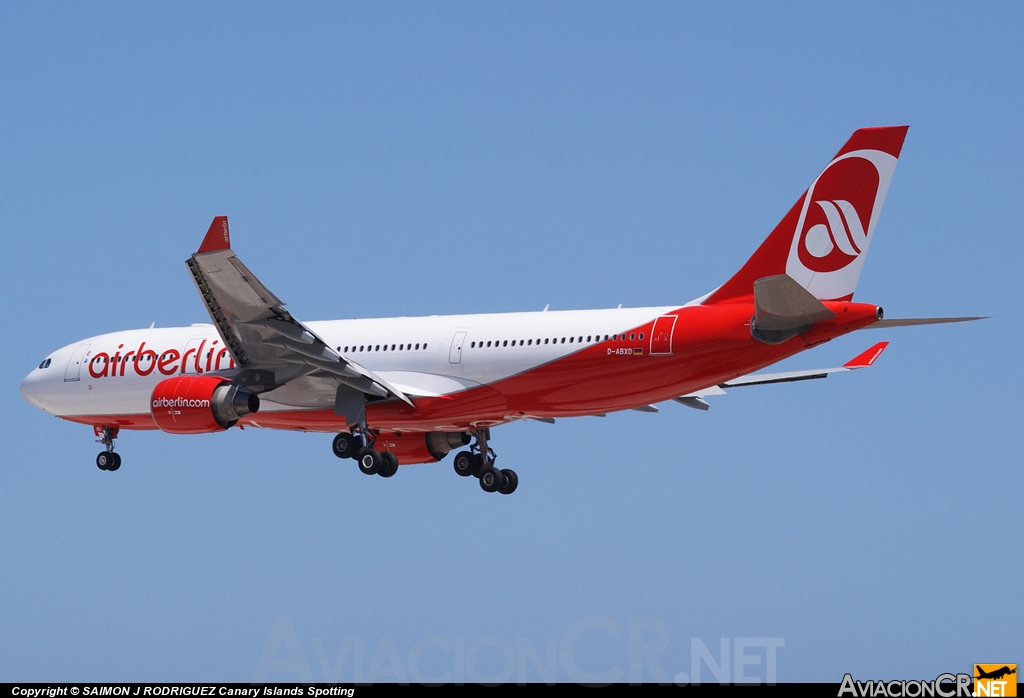 D-ABXD - Airbus A330-243 - Air Berlin